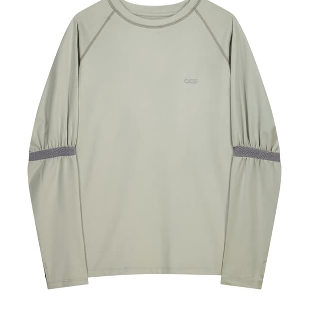 오호스 롱슬리브 Mesh Band Puff Sleeve 1사이즈