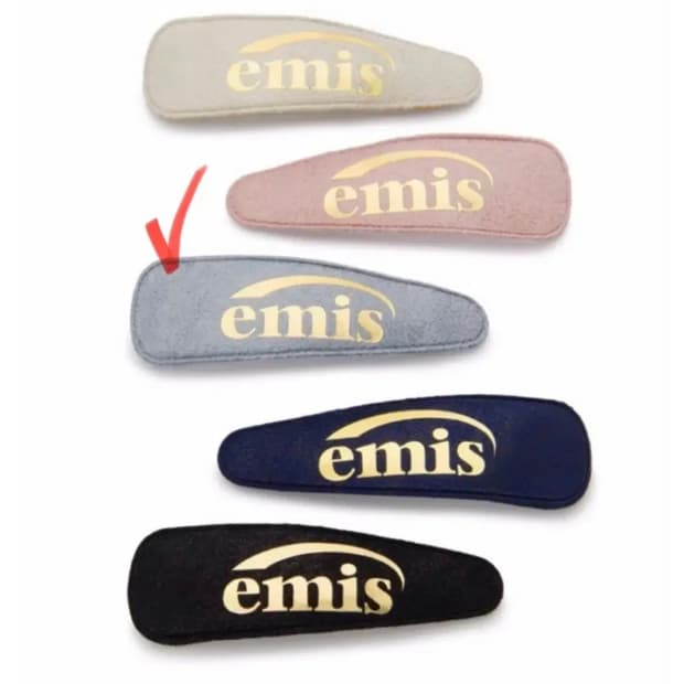 이미스 Emis 뉴로고 헤어핀 블루 2set