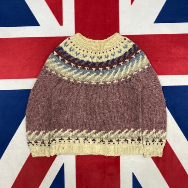 빈티지 헤비울 니트 