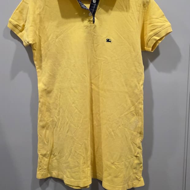 버버리 여성 반팔 카라 셔츠