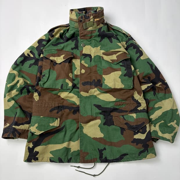 90 Alpha Industries Woodland Camo Jacket