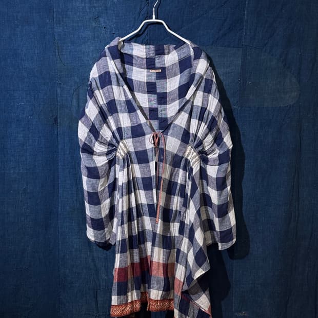44-66 ) KAPITAL Ethnic Linen Tunic