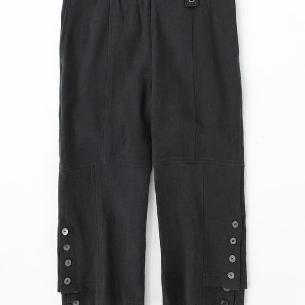 울리카상투스 DOUBLE LAYERED CROPPED PANTS (CHA