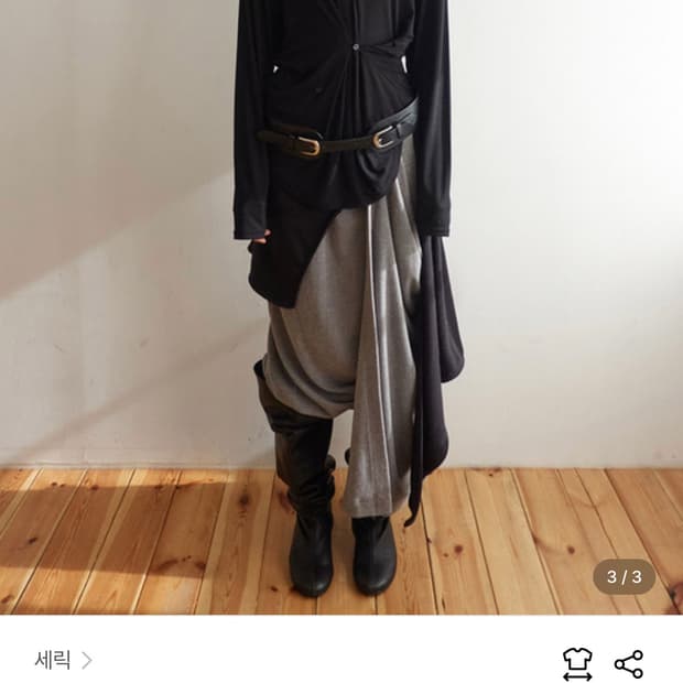 세릭 Button Henley Neck Top _ Black