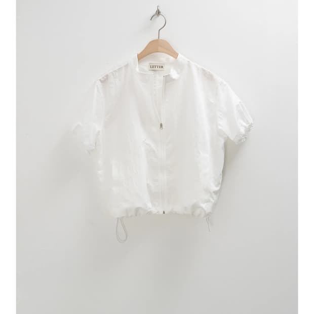 LETTER 레터 반팔 점퍼