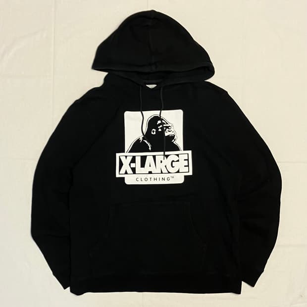 엑스라지 XLARGE 빅로고 후드티 블랙