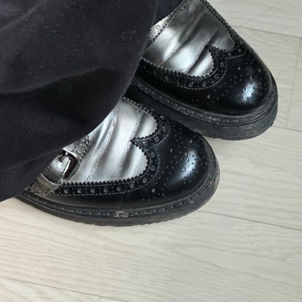최종가/실물👍) 10s Prada 더블 몽크스트랩 실버 로퍼 /클리퍼