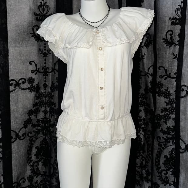 White off-shoulder