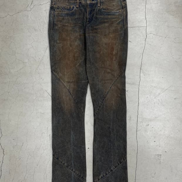 Siva SS07 Spiral Washed Denim Pants