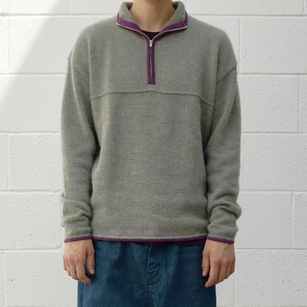 니틀리 회색 아노락 니트 구해요 