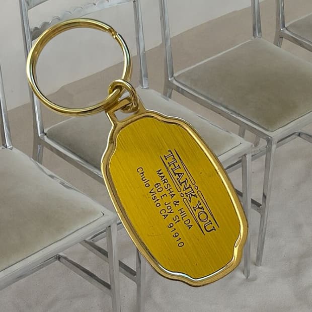 Vintage 90s Keyring