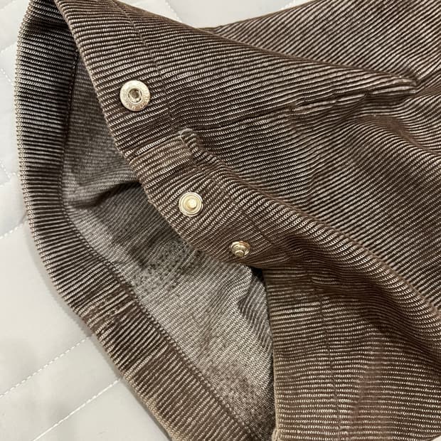 Texture coded straight pants