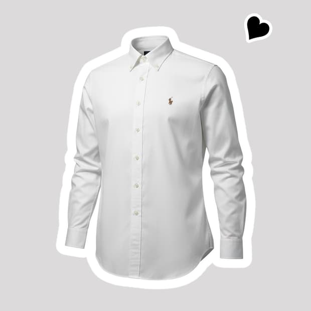 신형 폴로 랄프로렌 옥스포드 화이트 셔츠