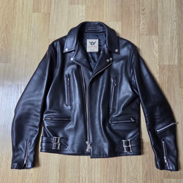 (40size)666 더블 라이더 자켓