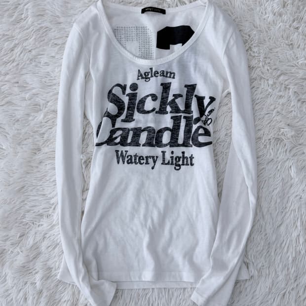 갸루 68 큐빅 화이트 슬리브