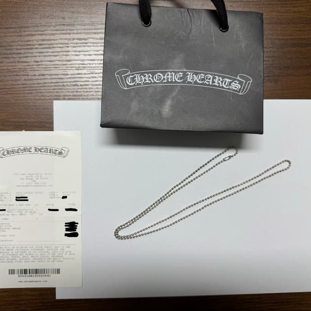 크롬하츠 볼체인 30인치