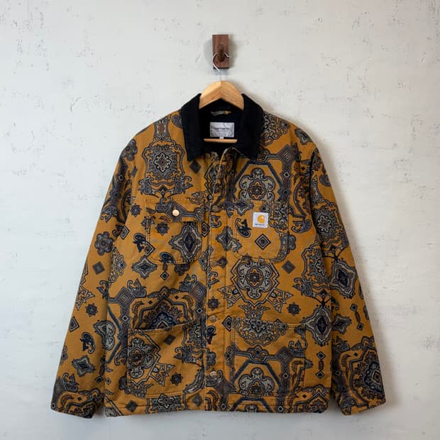 칼하트 윕 미시건 페이즐리 코트 자켓