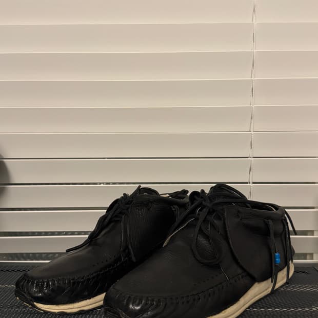 Visvim FBT 디어 레더 블랙 (US 9.5사이즈)