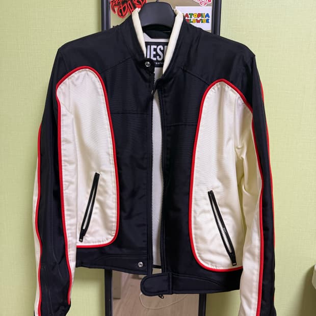 디젤 나일론 바이커 자켓 L