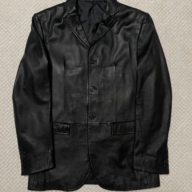 COMME CA DU MODE 꼼 싸 드 모드 웨스턴 모드 레더 카 코트