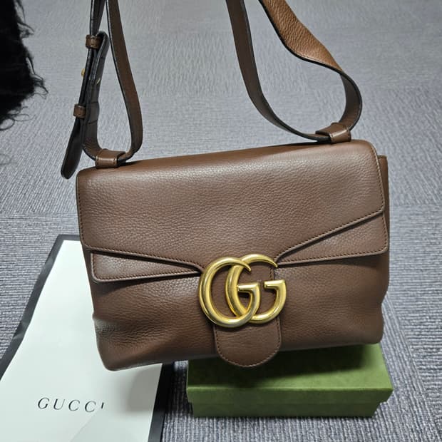[특가][정품] 구찌 GG마몬트 브라운 숄더백