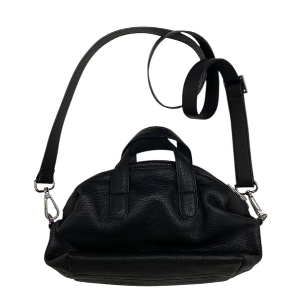 코스 레더 블랙 크로스백 3way