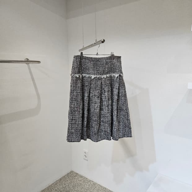 막스앤코 트위드 플레어 스커트