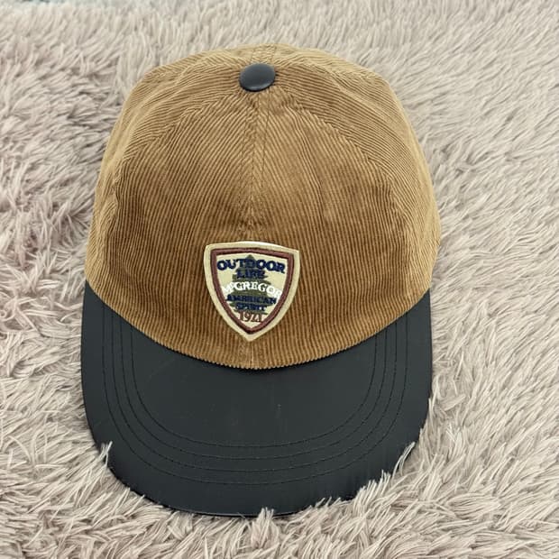 빈티지 맥그리거 베이지 코듀로이 볼캡