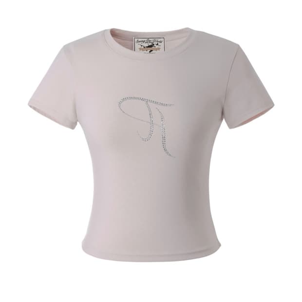 쓰리타임즈 Jewel tee (pink)
