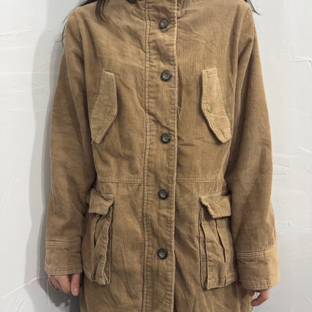 m.m.o corduroy hood jacket