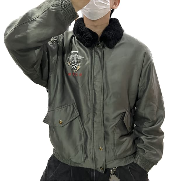 ROKMC 자수 항공점퍼