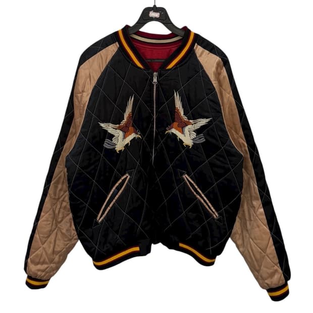 Dragon FLY재팬 올드스쿨 빈티지  리버시블 스카쟌