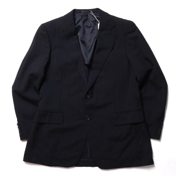 버버리 Burberry Stripe 2B Wool Blazer 
