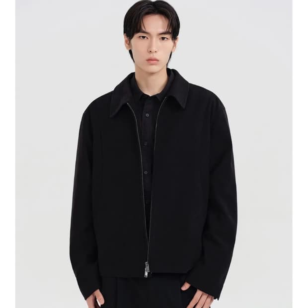 [새상품] 무신사스탠다드 브러쉬드 릴렉스드 미니멀 자켓