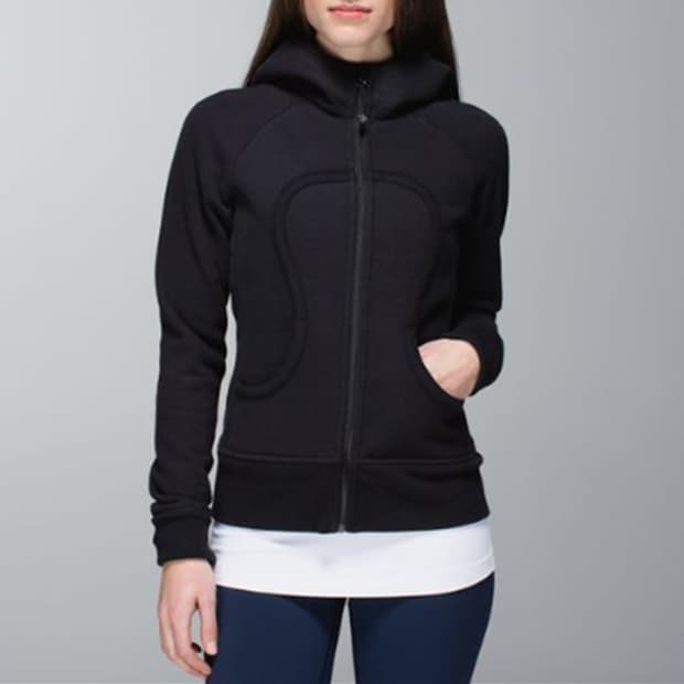 룰루레몬 스쿠바 기모 후드 집업 자켓 2 훌륭 블랙 사랑봉봉