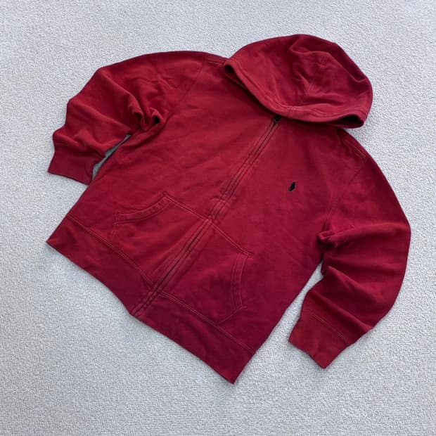 M 폴로랄프로렌 빨간 포니 후드집업 0331E