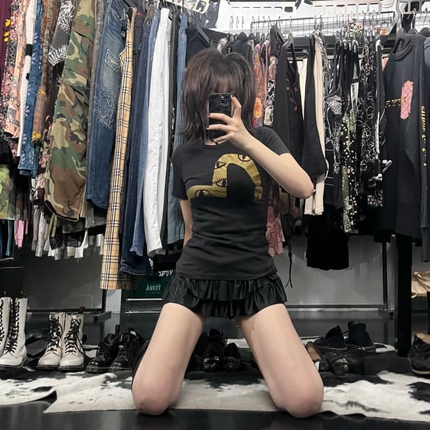 에비수 슬림핏 반팔
