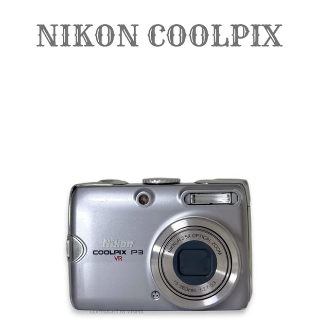 니콘 쿨픽스 P3(coolpix p3) 빈티지 디지털 카메라 디카