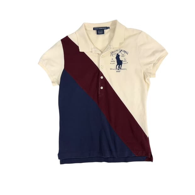 폴로 빅포니 배색 카라티 (s)