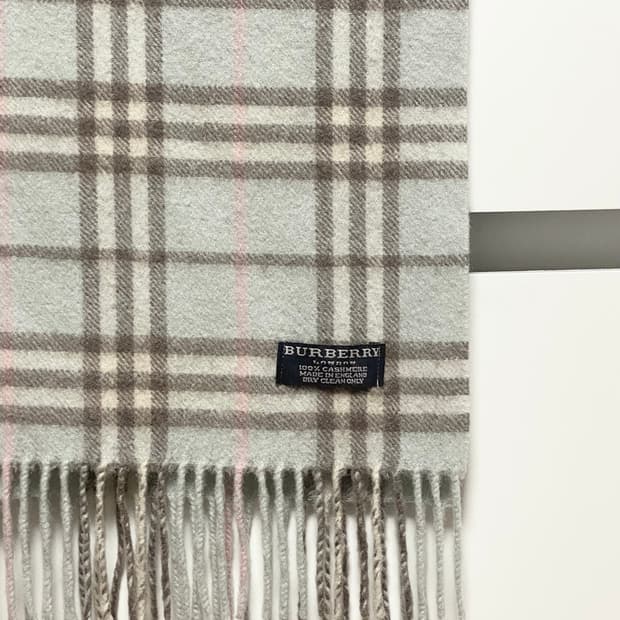 버버리 노바체크 캐시미어 머플러