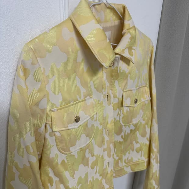 꾸레쥬 패턴 자켓 