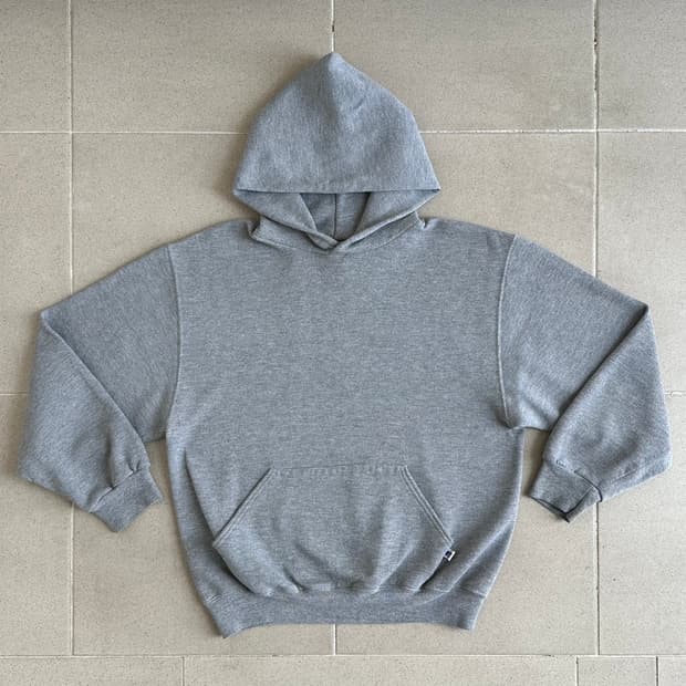 00s 빈티지 러셀 후드 그레이 M