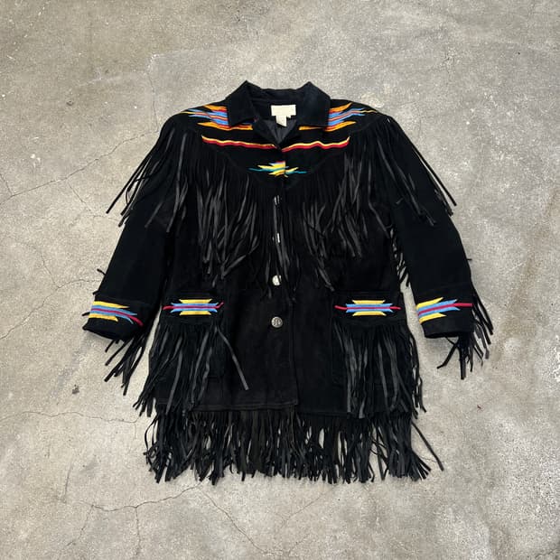 CACh’s 웨스턴 프린지 스웨이드 자켓