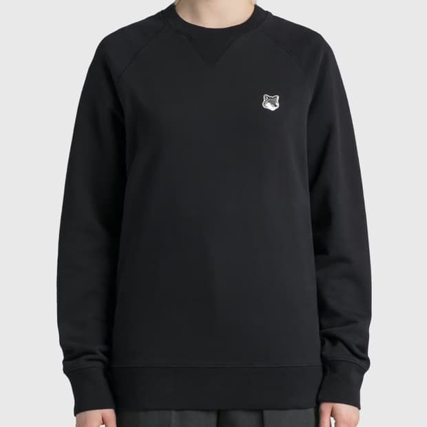 Grey Fox Head Patch Classic Swearshirt