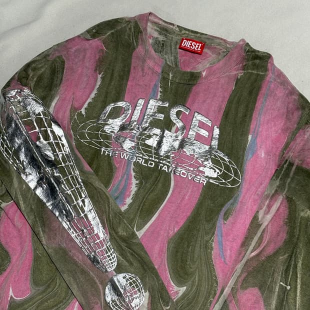 M 디젤 T-CRANE-LS-L4 멀티컬러 롱 슬리브 