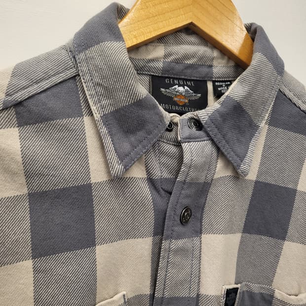 할리데이슨 체크남방