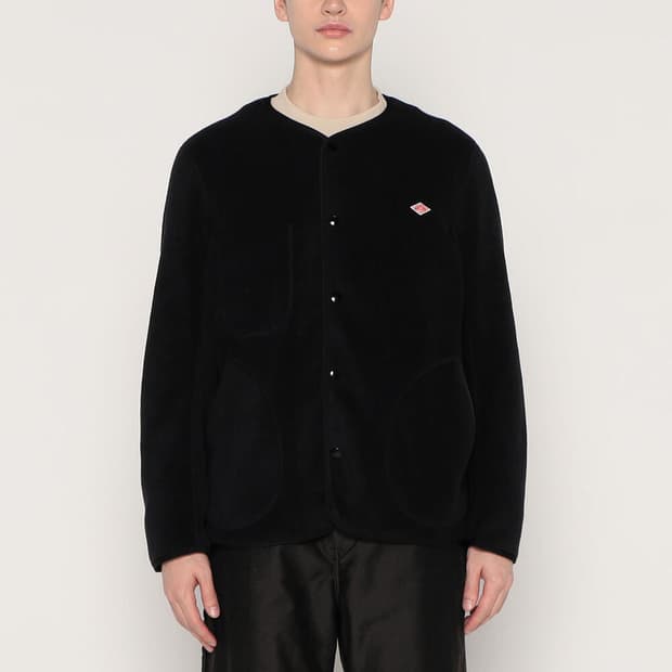 단톤 후리스 가디건 (블랙, 40)