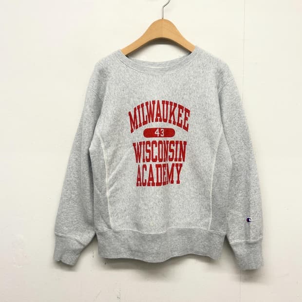 챔피온 리버스위브 밀워키 맨투맨 그레이