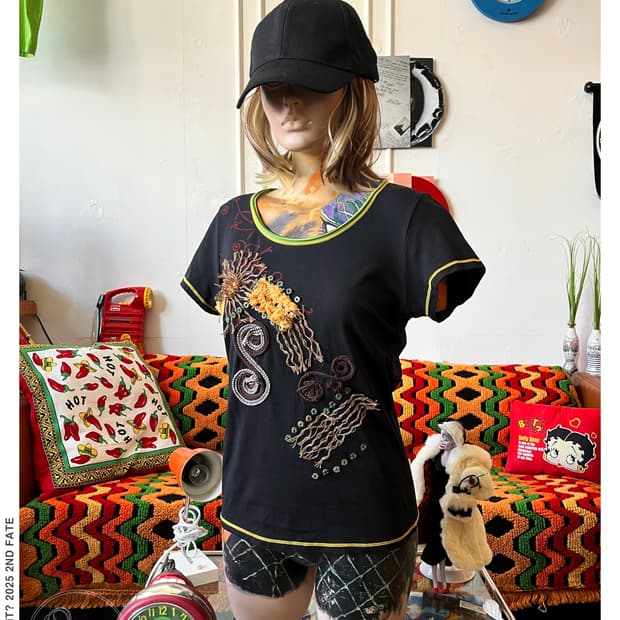 Japanese Vintage 3D Ethnic 1/2 T-Shirt