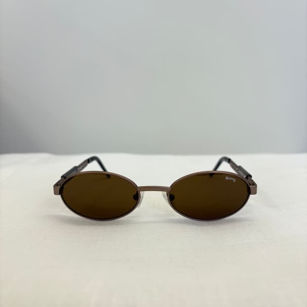 WINCHESTER 브라운 오벌 선글라스